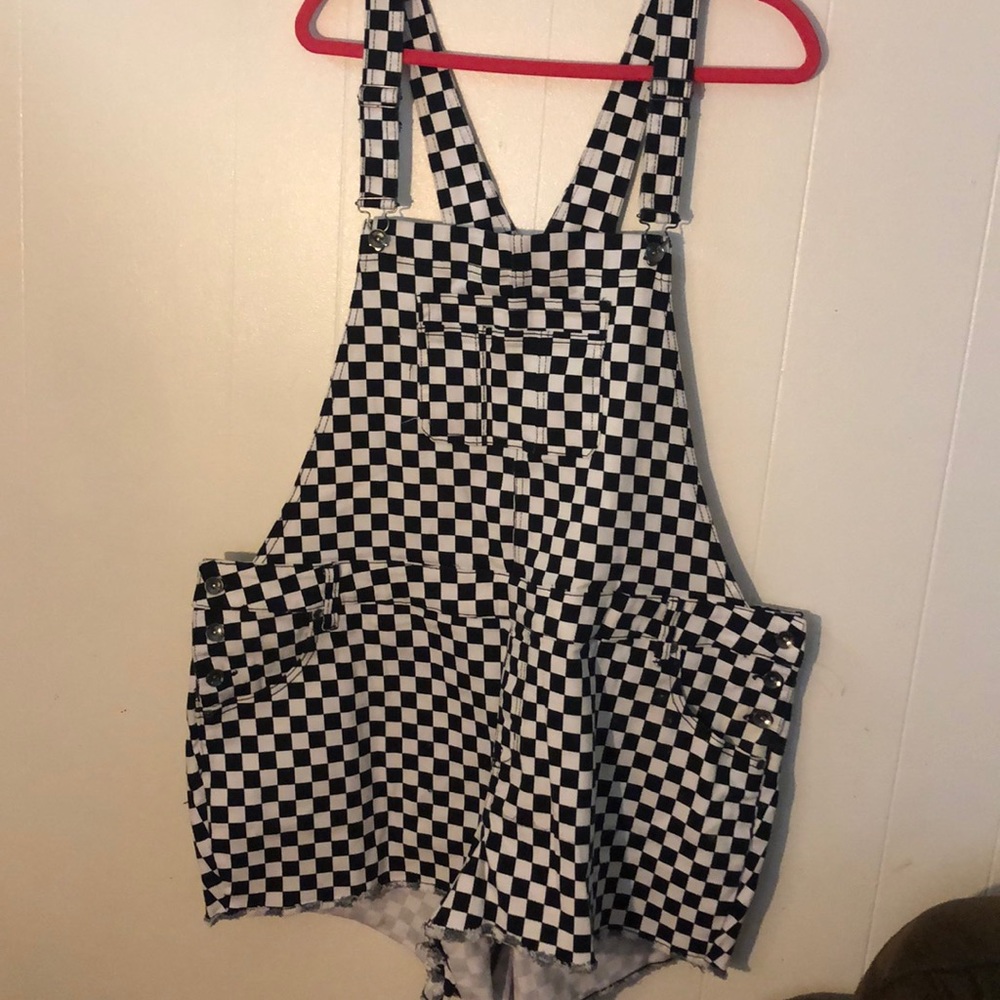 Checkered Overalls